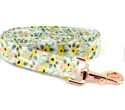 Cotton Lead Fabric Dog Leash with Custom Design for Dogs