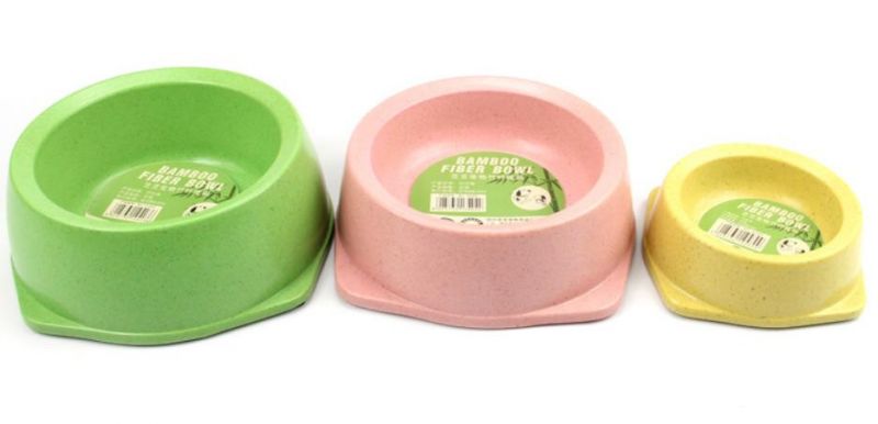Excellent Material Bamboo Three Size Pet Salad Bowl