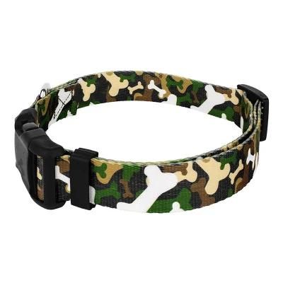 Wholesale Customizable Logo Fashion Pet Dog Collars with Neck Ring
