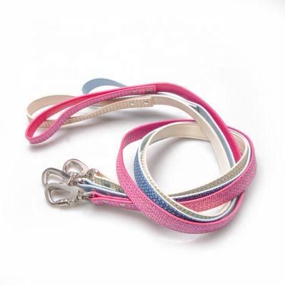 New Design Custom Dog Accessories Fashion Running Dog Leash Leather