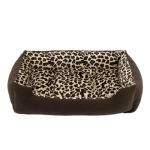 Pet Supplier New Coming Canvas Print Oblong Shape Pet Dog Beds