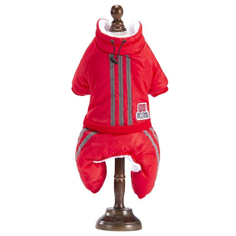 Wholesale Fashion Autumn Winter, Thick Cotton Keep Warm Orange Stocked Pet Vest Clothing