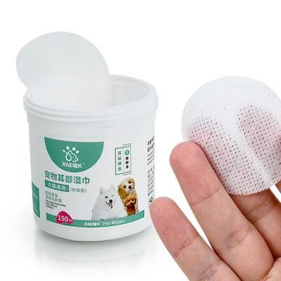 Biokleen OEM Custom Pet Ear Teeth Cleaner Finger Cotton Sanitary Wipes Biodegradable Wipes for Pets