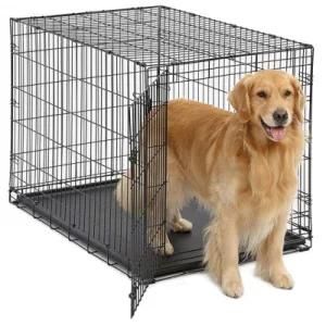 Foldable Large Dog Cage Metal Dog Crate Kennel for Pet Dog Cage