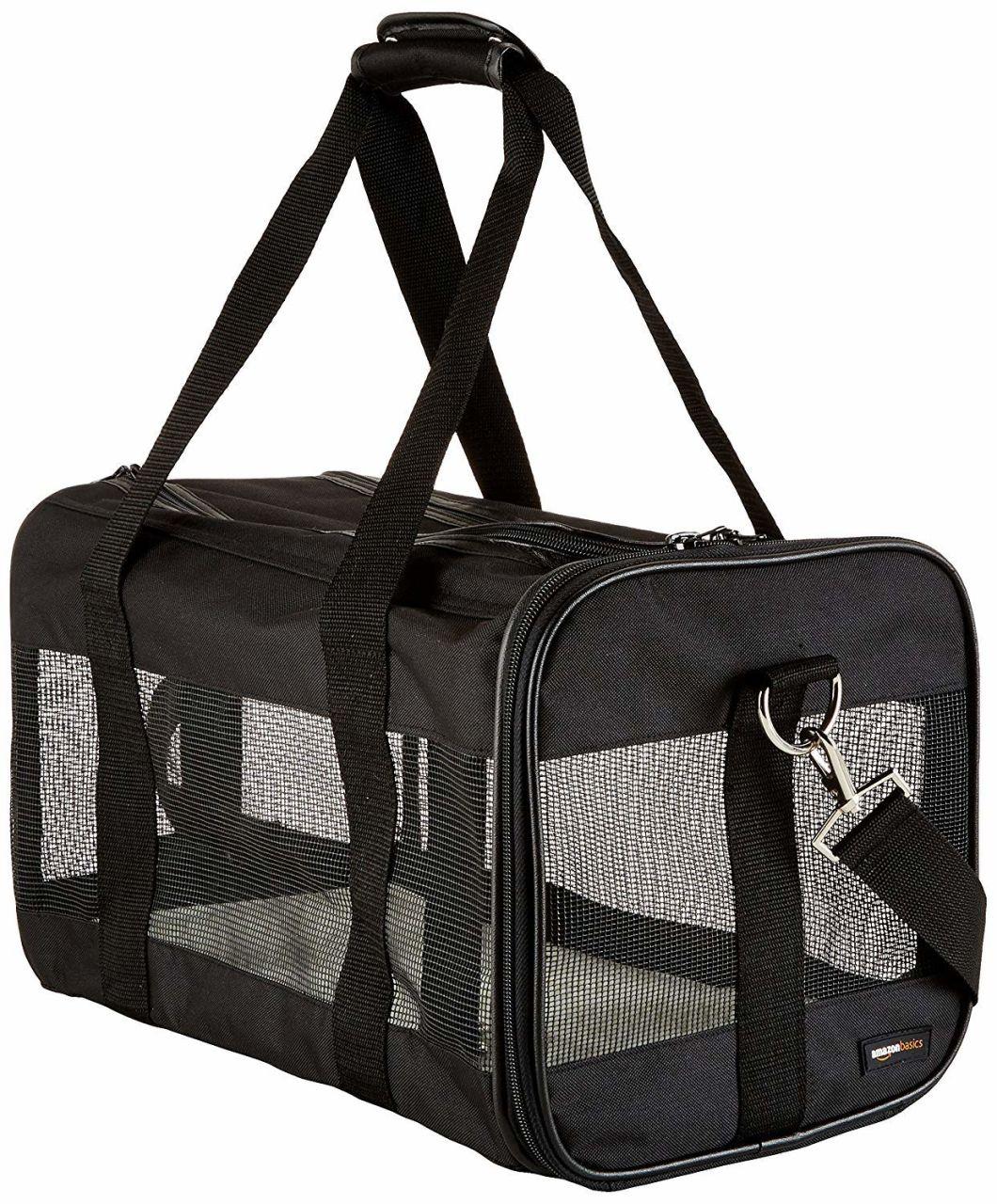 Soft-Sided Mesh Pet Travel Carrier