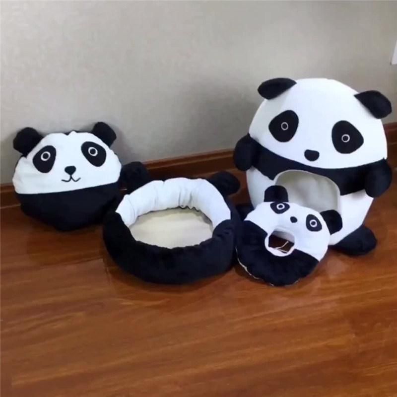 Hight Quality Ctue Pet Sofa Bed Lovely Panda Custom Luxury Pet Bed for Cat and Dog