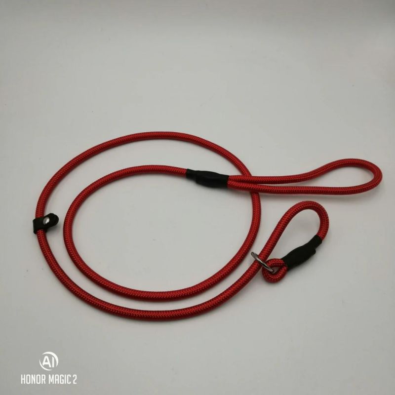 Dog Products, Wholesale Designer Custom Durable Rope Reflective Nylon Metal Hook Pet Dog Leash
