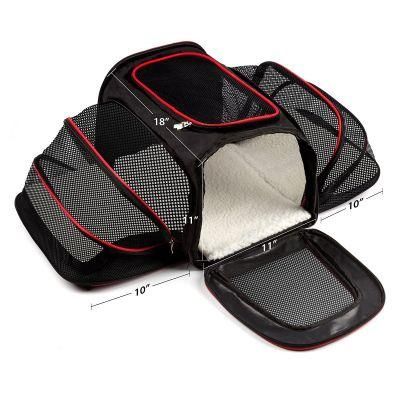 High Quality Pet Carrier Two Side Expansion Pet Bag