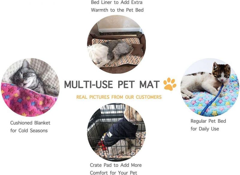 Pets Ultra Soft Pet (Dog/Cat) Bed with Cute Prints