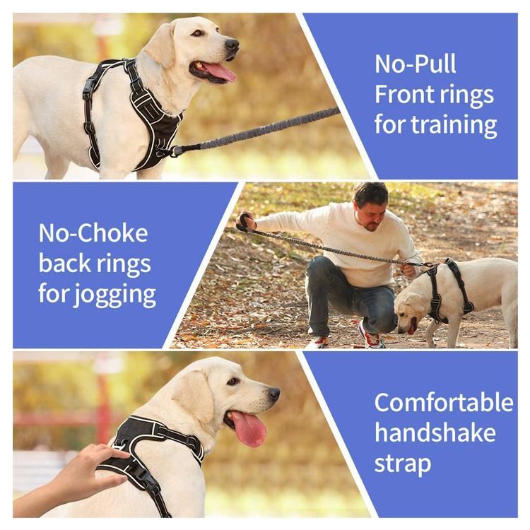 Easy Control No Pull Reflective Breathable Mesh Dog Harness