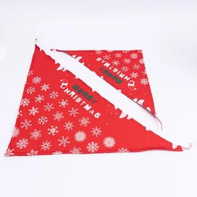 Personalized Design Adjustable Pet Christmas Printed Bandana