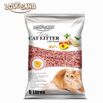 Fast Clumping Colorful Plant Tofu Cat Sand Pet Products