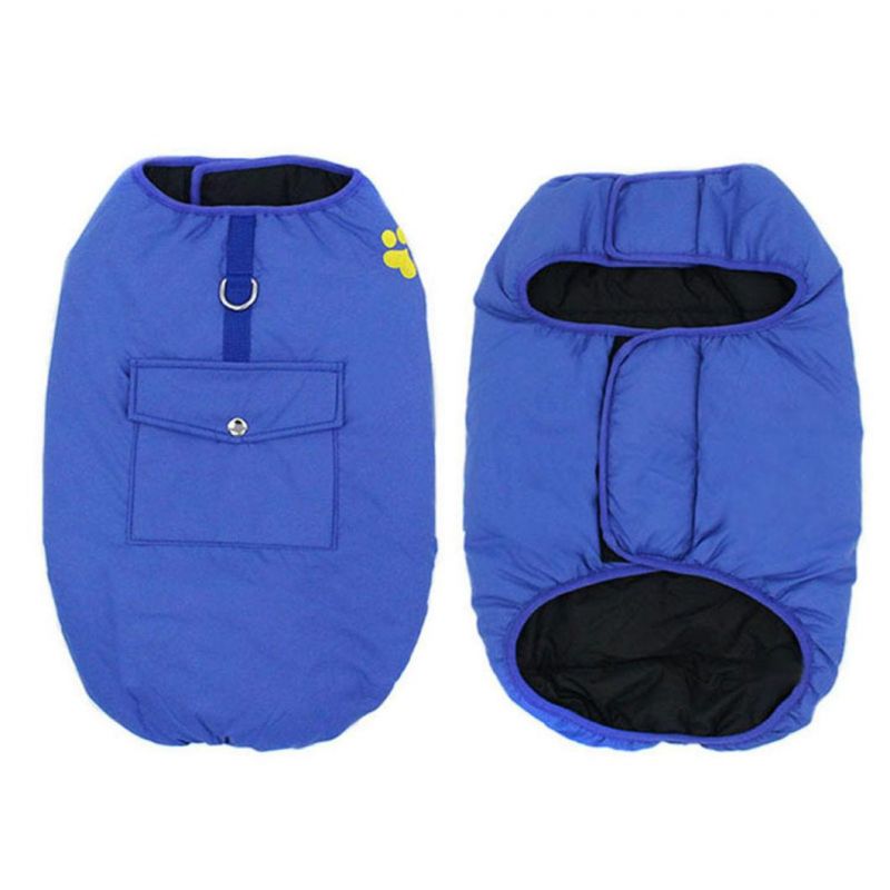 Easy to Put on Take off Dog Coat Warm Pet Jacket