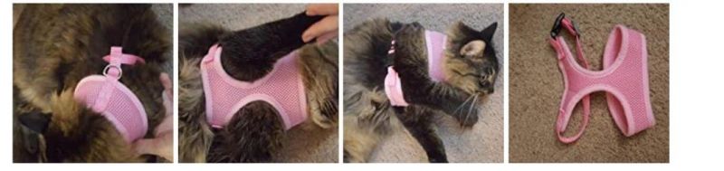 Pet Soft Mesh Comfy Step in Dog Vest Harness for Teacups, Toys, Minis, Puppies