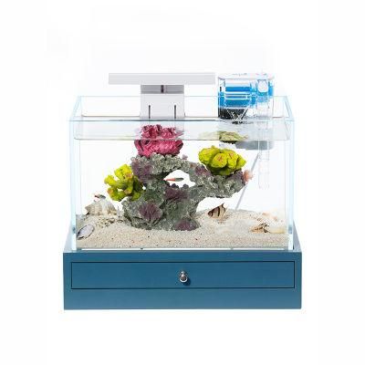 Yee Wholesale Aquarium with Accessories Desktop Glass Fish Tank