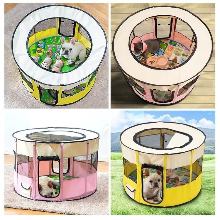 Large Collapsible Pet Cage for Dogs and Cats Foldable Pet Dog Playpen Fence Houses