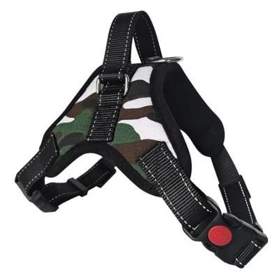 Cheap Price Chest Strap Camouflage Nylon Pet Dog Leads Leash and Harness
