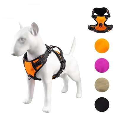New Design Color Buckles Neoprene Neck Wholesale Dog Harness Vest Design Custom Adjustable Dog Harness