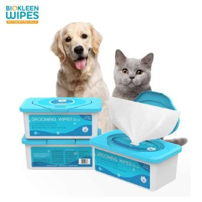 Biokleen Eco Friendly Wipes Pet Cotton Pure &amp; Natural Pet Wipe Cleaning Pet Soft Pet Wipe with Lid