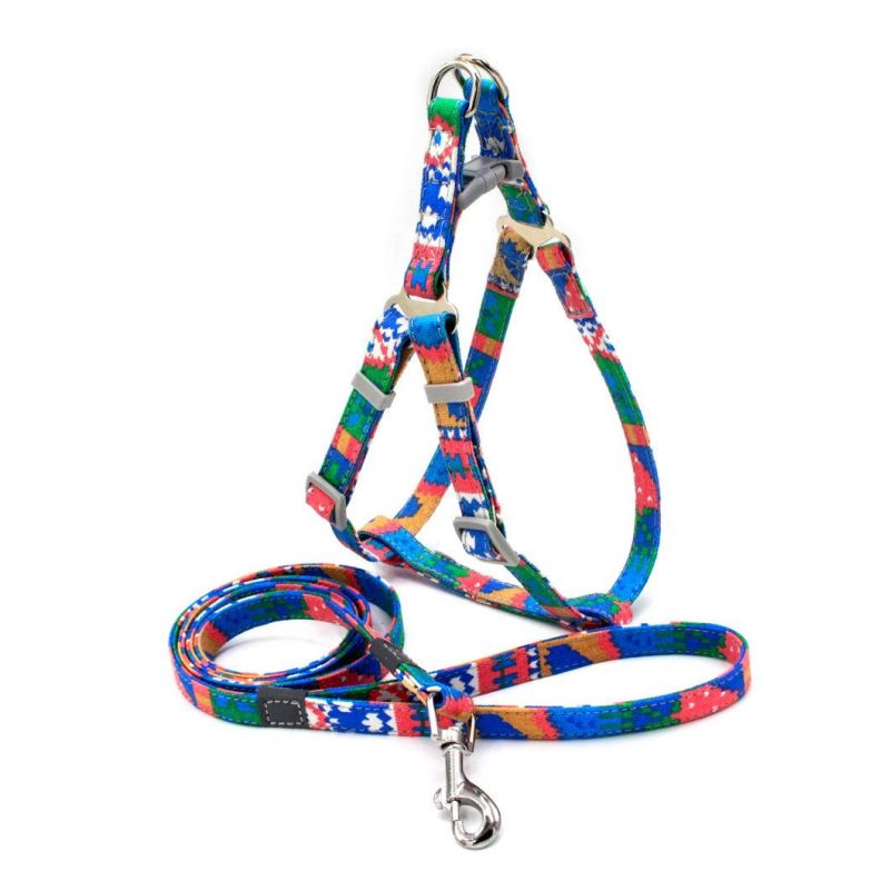Colorful Polyester Wedding Triangular Dog Harness with Dog Leash