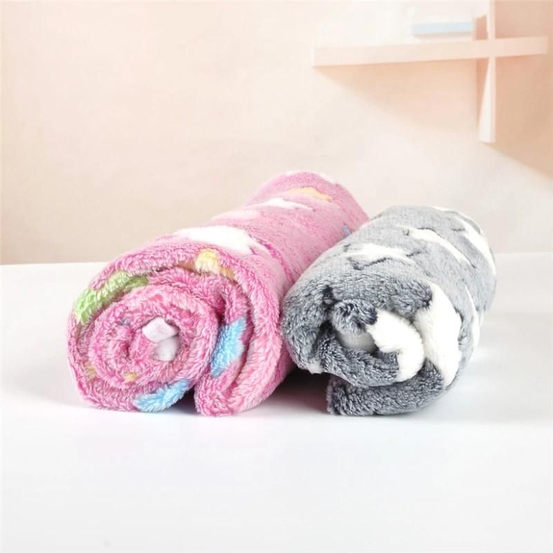 Dog Bed Soft Star Print Warm Pet Blanket Sleeping Pet Bed Cover