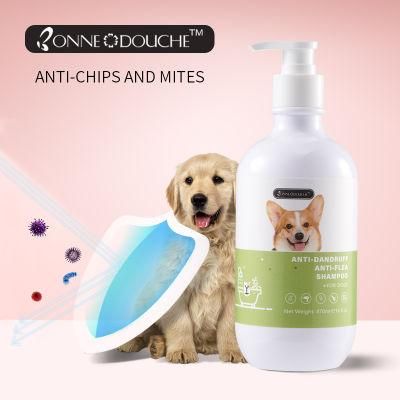 Custom Logo Organic Dog Shampoo Natural Anti Flea Gentle Cleaning Sensitive Pet Shampoo