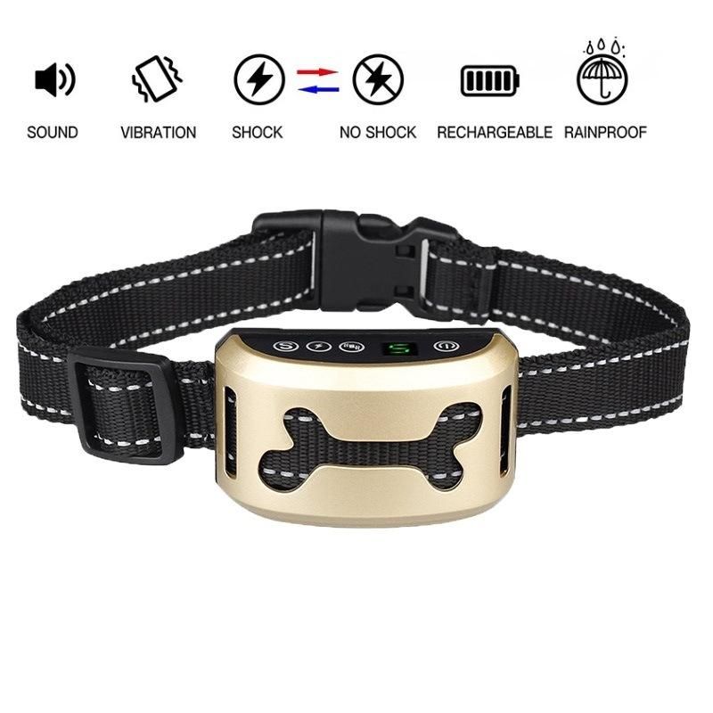 Latest Product Electric Anti Barking Dog Collar, Beep/Vibration/Safe Shock No Barking Control Anti Bark Collar/The Dog Colla