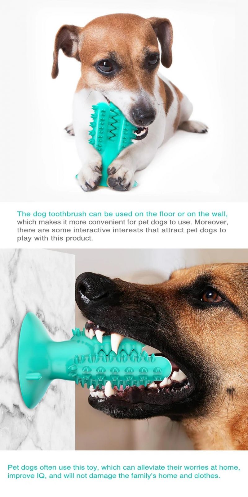 Dog Teeth Cleaning Molar Toy Doggy Brush Silicone Dog Toothbrush