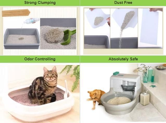 4 Different Flavors Pet Safe Non-Toxic Light Weight Good Water Solubility Hot Selling Tofu Cat Litter