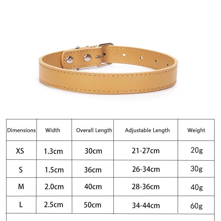 Pet Collar Accessories Cat Collar Decoration PU Leather