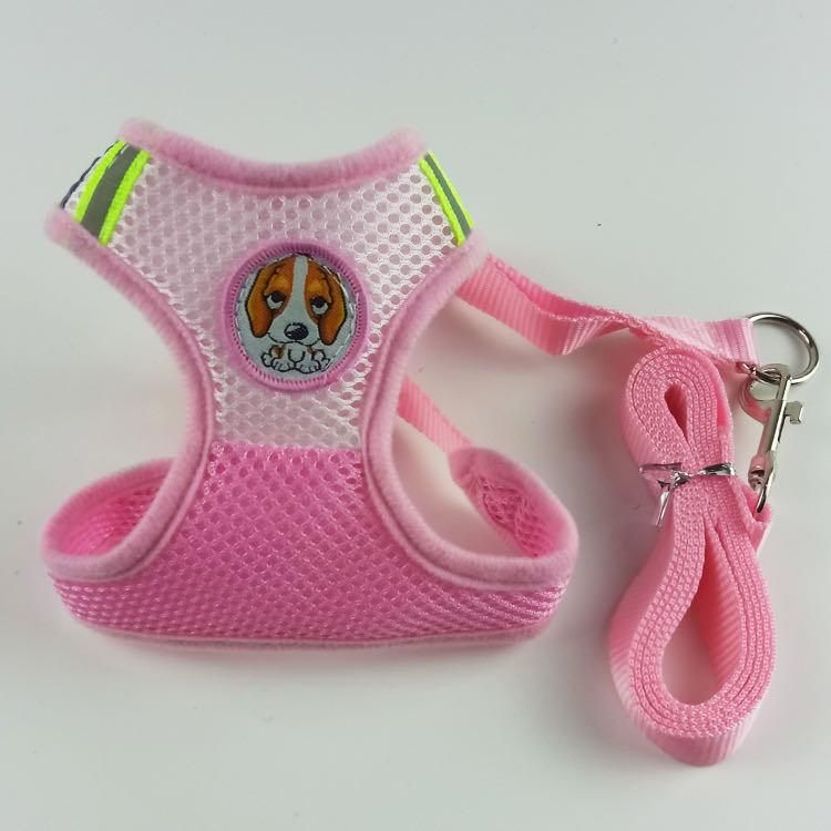 Dog Harness Reflective Pet Harness Vest and Leash Set Harness