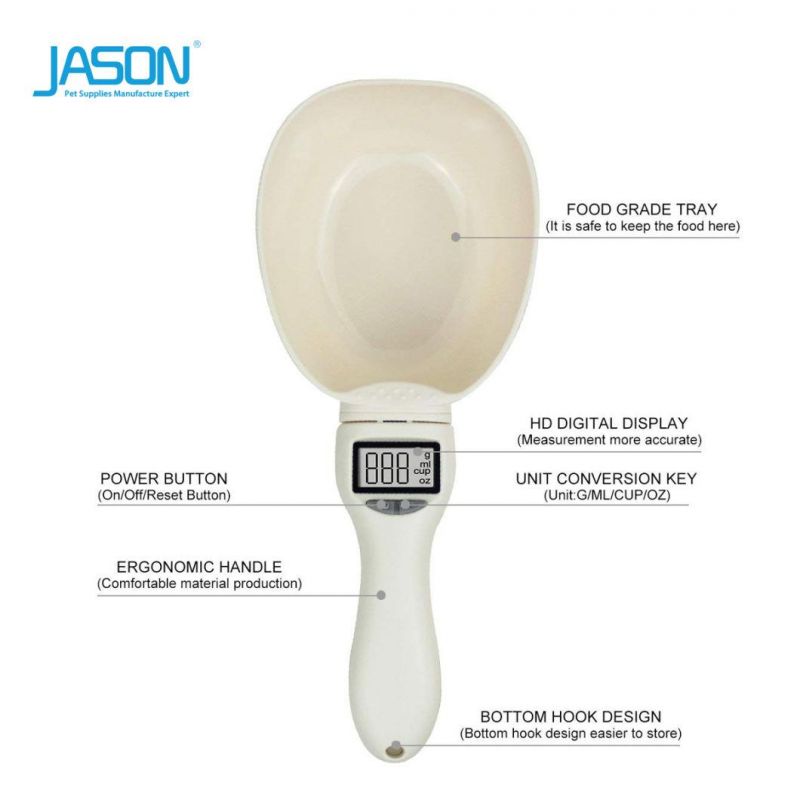 820g/1g Precise Digital Kitchen Scale Spoon Pet Food Scoop with LED Display