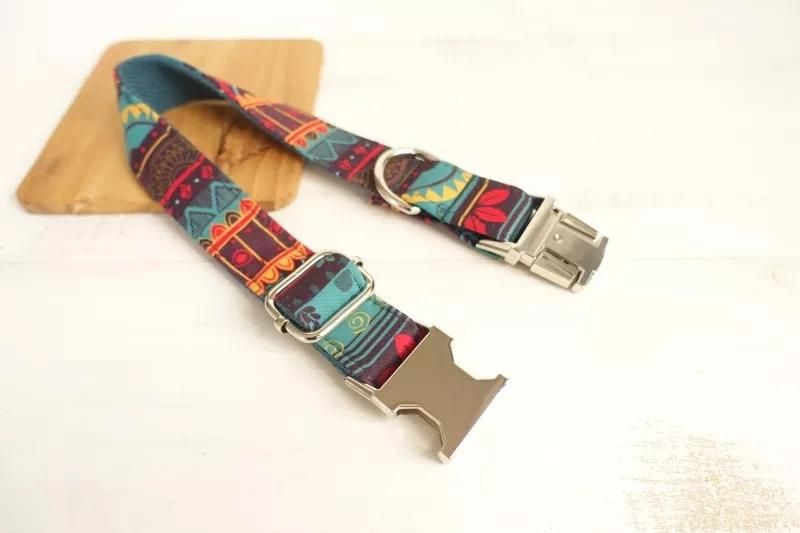 Fashion Unique Soft and Safe Tribal Style Dog Collar, for Small Medium Large Dogs