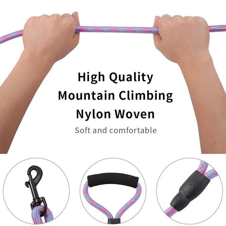 High Quality Soft Foam Handle Durable Dog Leash Rope for Dag Walking and Training