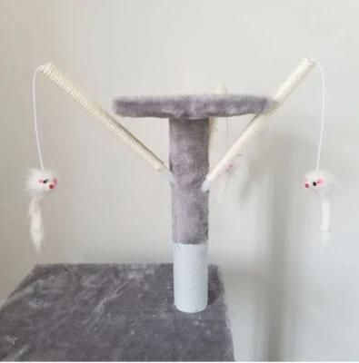 Wholesale Original Design Plush Hemp Rope Cat Tree Scratch Post