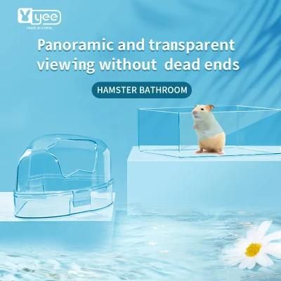 Yee Pet House Transparent Hamster Bathroom Bath Tub Small Pet House