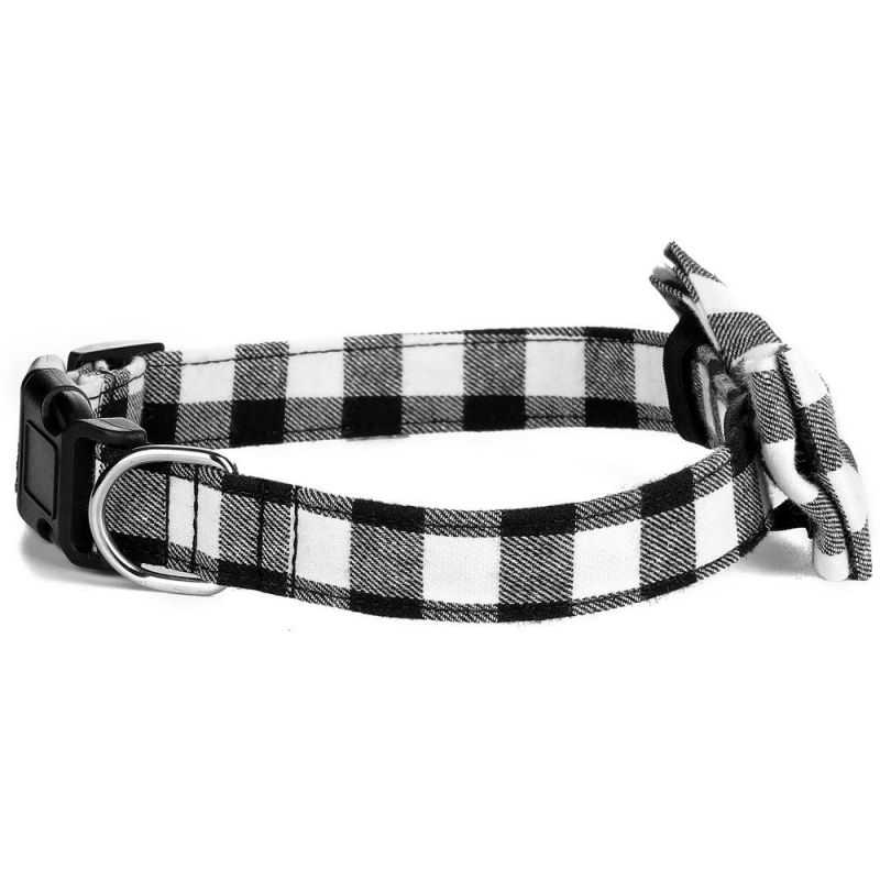 Xs S M L 4 Sizes Pet Dog Collar, Adjustable Breakaway Detachable Cute Bow Tie Dog Collars//