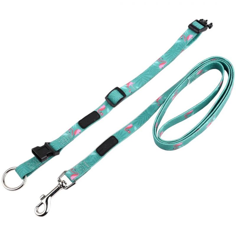 Wholesale Custom Dog Accessories Nylon Pet Collar and Leash