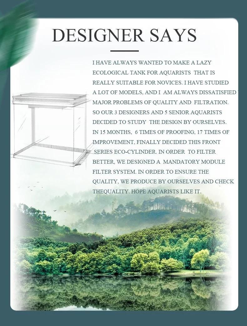 Yee Factory Wholesale Aquarium Super White Fish Tank Acrylic Glass Fish Tank