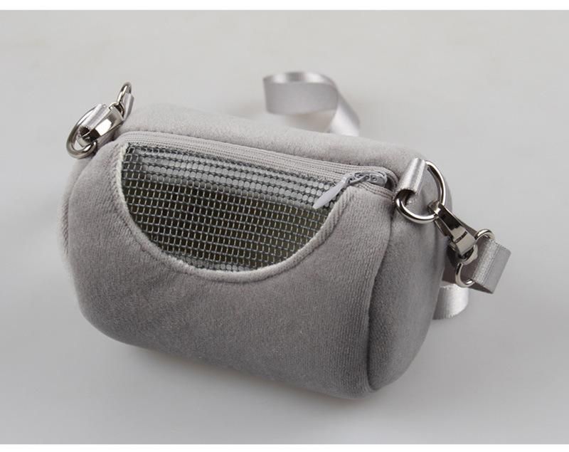 Pet Cage Cross Body Soft Practical House Travel Portable Squirrel Visible Mesh Hamster Carrier Bag