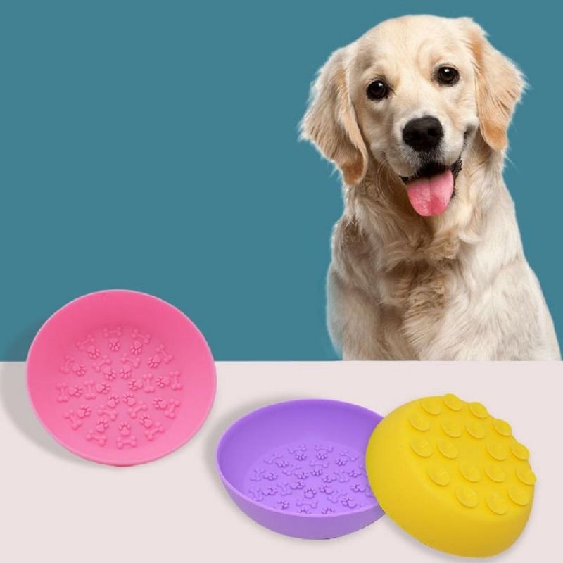 Food Grade Silicone Pet Bowl Colorful Cat Dog Bowls