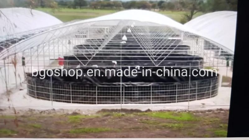 5m/8m/10m/16m (D) Steel Mesh Water Tank Fish Farming Pond PVC Tarpaulin/HDPE Fish Tank