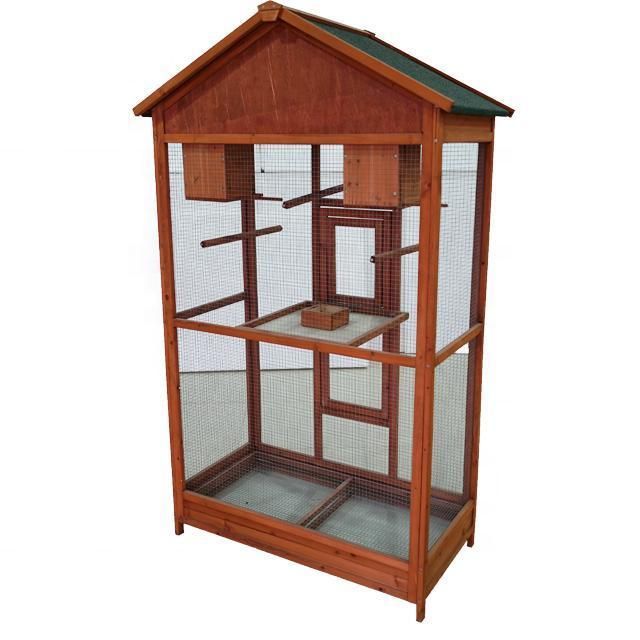 Solid Wood Bird House Birdcage Pigeon Dove Parrot Bird Breeding Cage