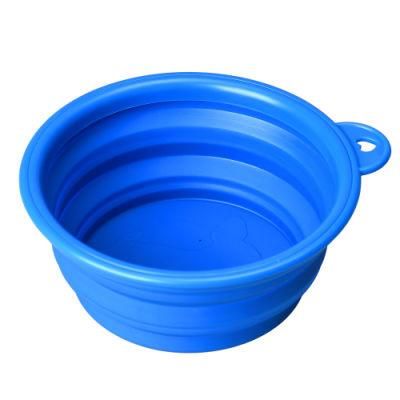 Dog Bowl, Dog Cat Pet Travel Bowl Silicone Collapsible Feeding Bowl