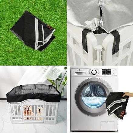 Durable Breathable Dog Playpen Top Mesh Cover for Preventing Pet Escape