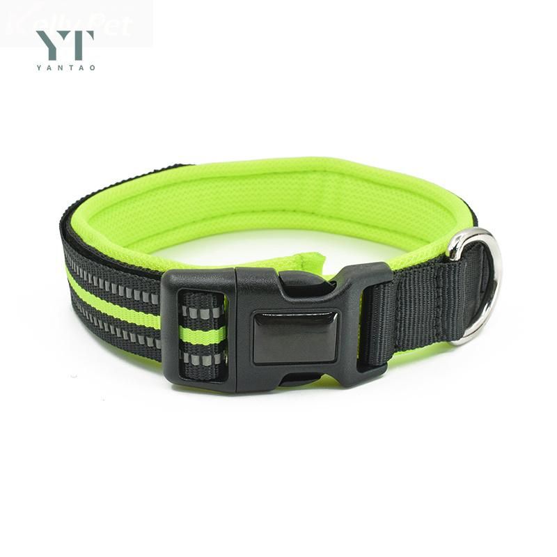Adjustable Mesh Padded Durable Nylon Dog Training Collar Pet Accessory Pet Supply Dog Collar