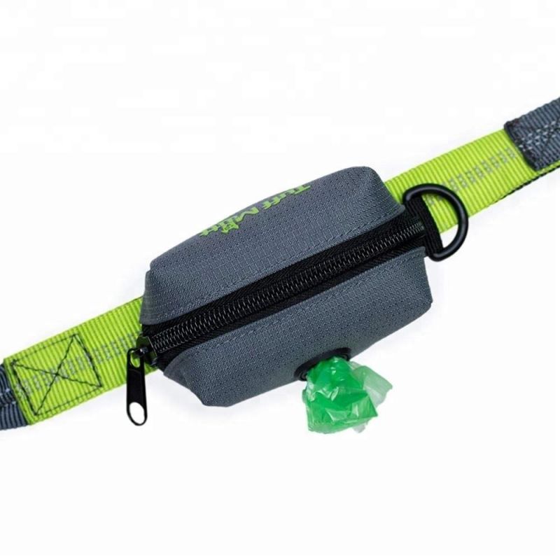 Wholesale Durable Dog Waste Bag Holder Pet Poop Bag Dispenser with Zipper Dog Leash with Poop Bag