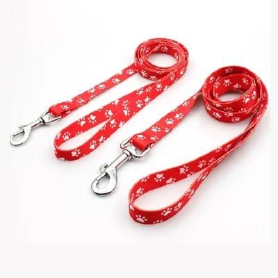 2022 Customized Logo Pattern Printed Pet Leashes