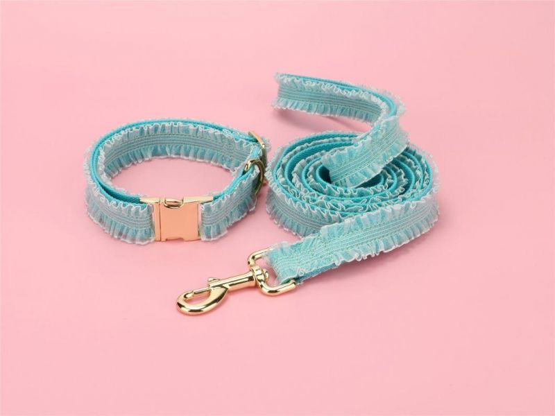 Cotton Webbing and Fabric Material for Pet Dog Collar and Leash Personalized Design