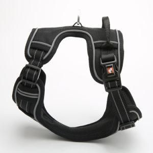 Black New Sport Vest with Reflective Bra Strap for Dogs
